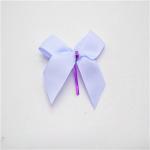 Candy Packing Mini Satin Ribbon Bows Light Purple Color 2 - 100MM Width