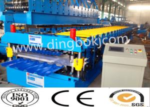 Quality 5.5Kw Metal Roofing Forming Machine with PLC control box wholesale