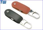 Bulk Custom Cool Buckle 32GB Pendrives Flash Device PU Leather