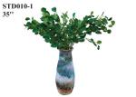 Clear Veins Artificial Green Mill Malus Plant Faux Plant For Home Decor