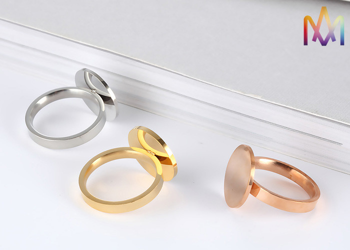 Anti Corrosion 3.5g Mens Stainless Steel Signet Rings