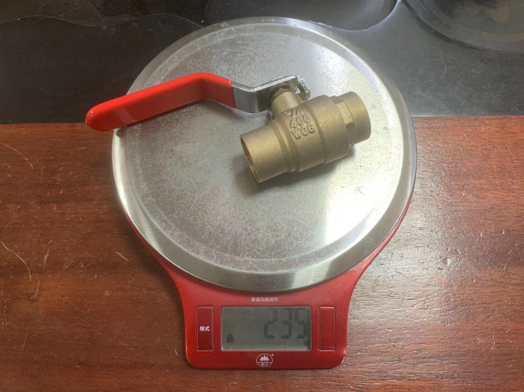 Durable 1/2 Inch Full Way Brass Ball Valve 400wog Female Threaded