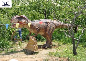 Quality Handmade Eyes Blink Dinosaur Lawn Ornament , Life Size Model Dinosaurs wholesale