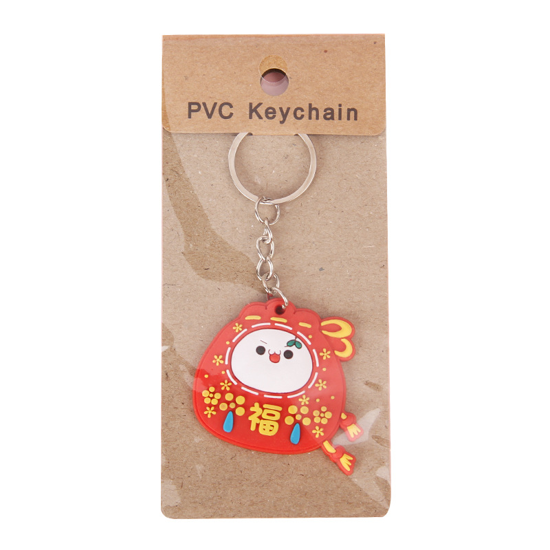 Handbag Pom Pom Fluffy Keyring , Faux Fur 120mm Unique Keychains For Women