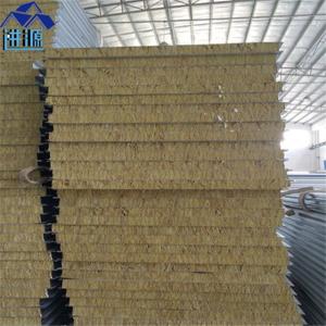 Quality 30minutes fire resistant 50mm rock wool sandwich insulated panels cold room materials wholesale