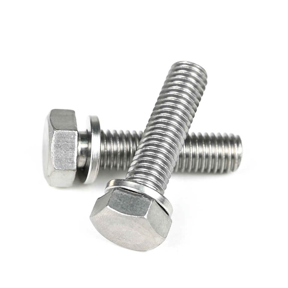 Contact Customer Service for Customized Stable A2 Machine Screws M8x32 Mm Hexagon SEMS