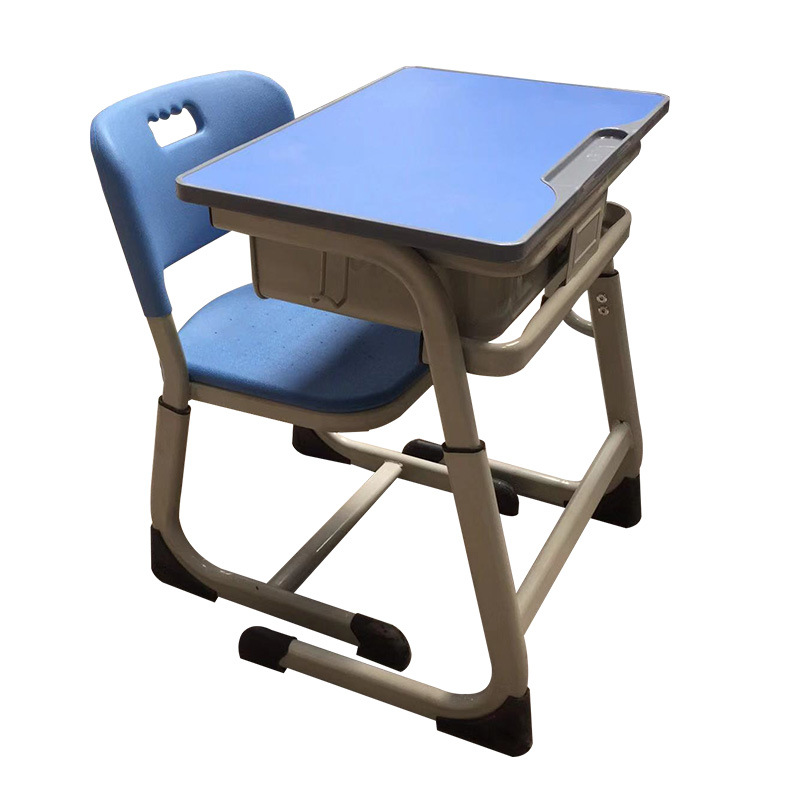 Bedroom Furniture Adjustable Single Student Table And Chair Set for Education Materials