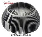 Silver Professional Sand Blasted Anodized LED Heat Sink Aluminium Profiles High