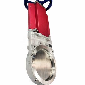 Quality DN600 316SS Knife Pneumatic Gate Valve For Food Industry wholesale