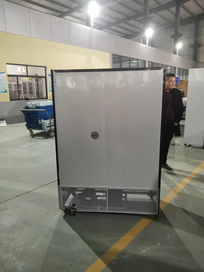 Vertical air-cooled refrigerated three door glass large capacity beverage cabinet 6