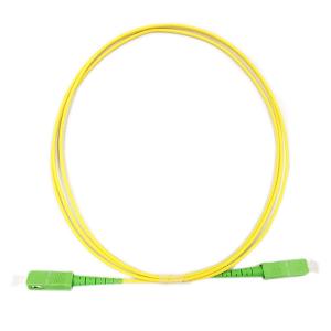 Quality Rugged Yellow Fiber Optic Patch Cord SC / APC - SC / APC For Telecommunication wholesale