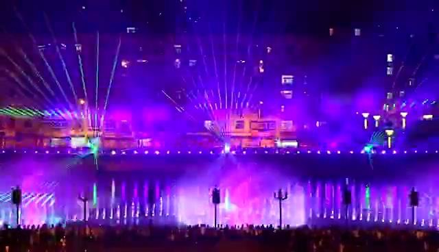 Programmable Outdoor Laser Light Show For Scenic Spots Decoration