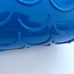 White Anti Slip Surface Crescent PVC Bottom PVK Conveyor Belt
