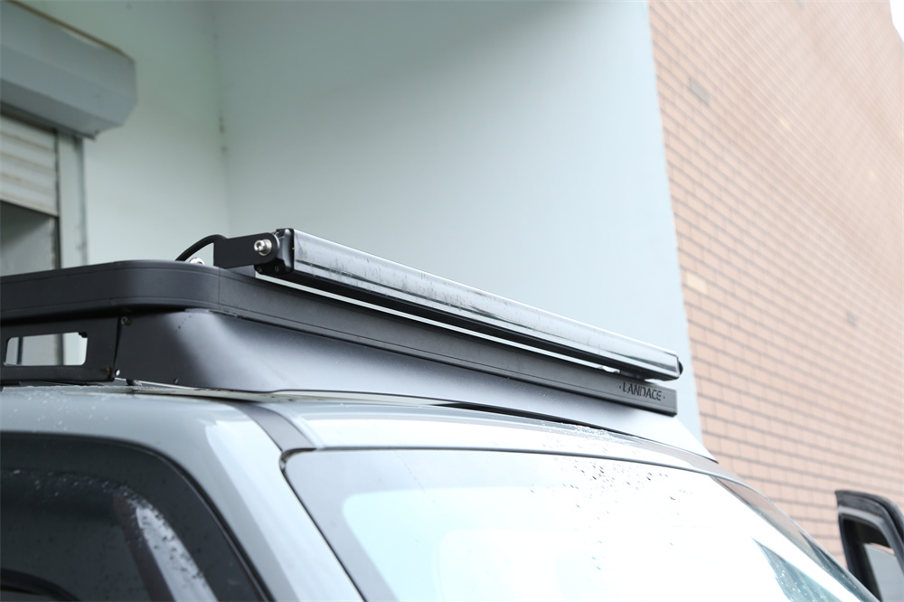 304 Stainless Steel Flat Roof Rack Light Bar Mounting Bracket for 0.209kg/pcs Black