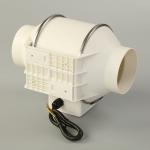 Plastic 220V 4-12 Inches 100mm 125mm 250mm 315mm Air Mixed Flow Inline Duct Fan