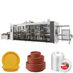 Quality 3KW Servo Disposable Plate Making Machine Industrial Vacuum Forming 2.7m wholesale