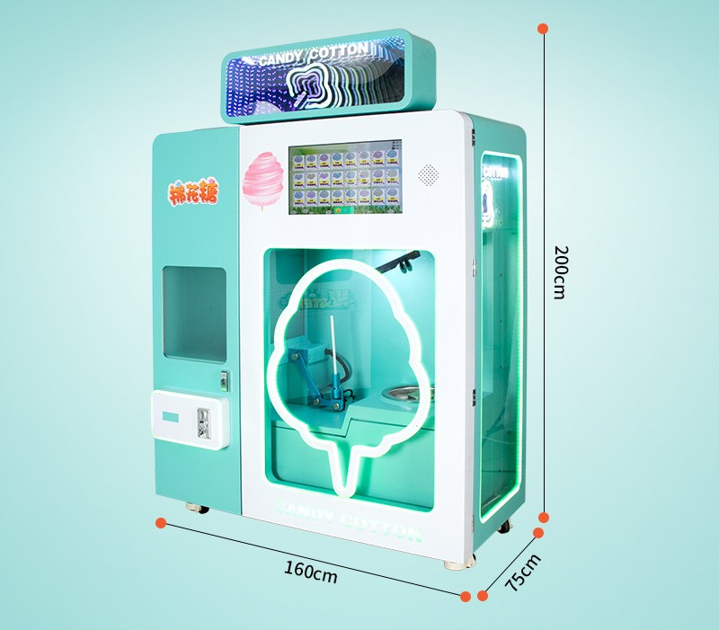 Automatic Small Cotton Candy Machine Tabletop 2500W for Commercial catering