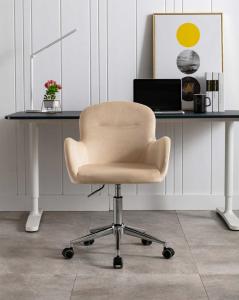 Quality 8.6KGS Beige Swivel Chair / Tomile Office Occasional Chairs wholesale