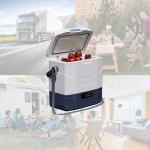12L Green/Blue/Brown Car Freezer Fridge AC/DC Portable Refrigerator for French