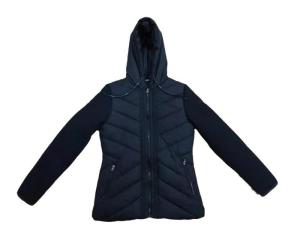 Quality Black Hooded Puffer Coat Womens wholesale