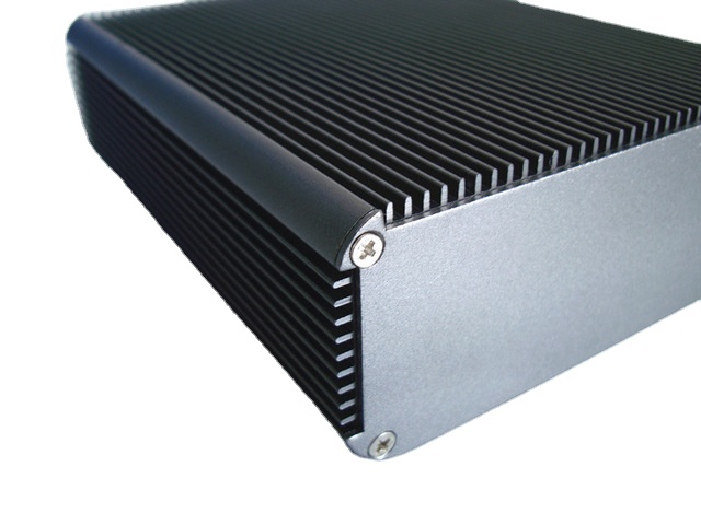 Zinc Plated Custom Extruded Aluminum LED Heatsink Housing Case Enclosure for Any Color