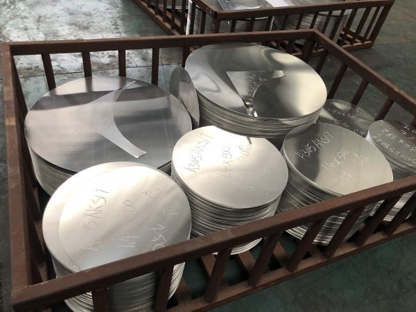 80mm Deep Drawing Spinning Aluminum Circle Plate 1050 1060 1100