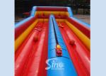 Outdoor Double Lane Inflatable Bungee Run With Basketball Throwing From Sino