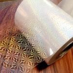Transparent BOPP Holographic Thermal Lamination Film 25 Micron For Gift Craft