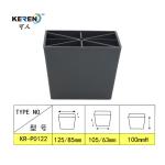 KR-P0122 4 Inch Plastic Sofa Legs Replacement , Dining Room Table Leg Risers