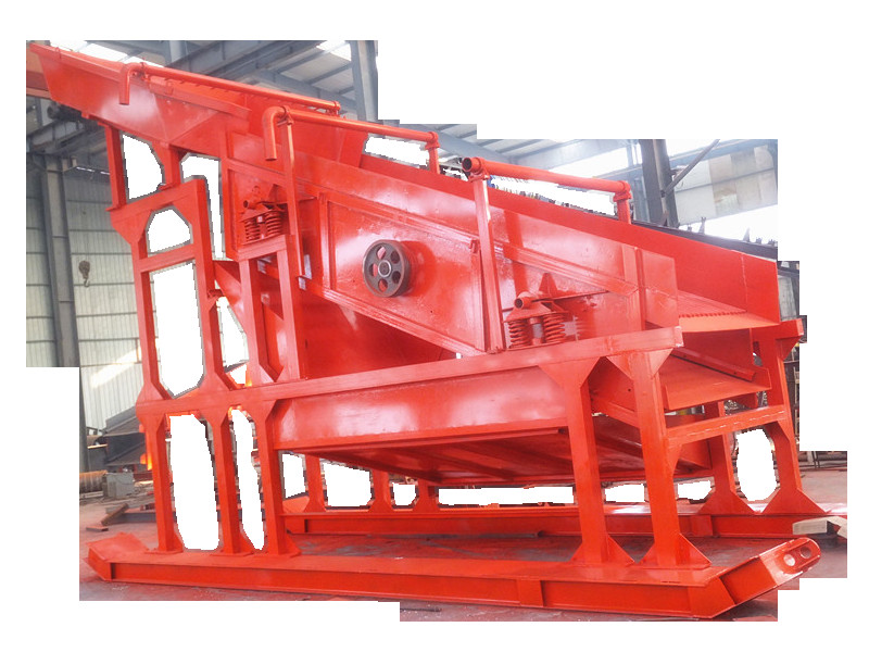 Double Rod Deck Vibrating Screen Mining Equipment Processing Capacity 80t/H