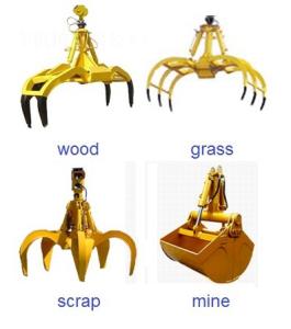 Quality OEM crab grab bucket crane construction machinery spare parts supplier wholesale