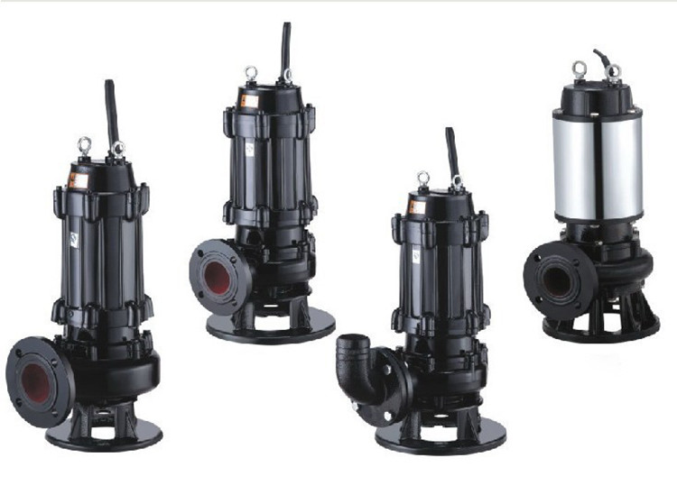 HT200 Grey Cast Iron Sewage Pump High Pressure Copper Wire Motor Custom Color