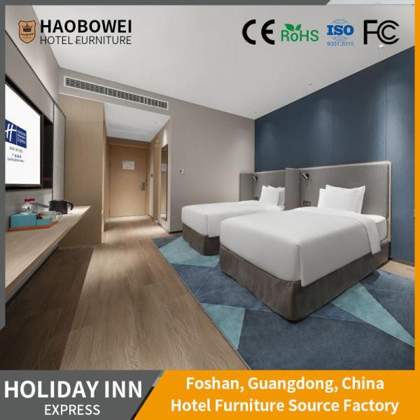 Custom Hotel Furniture Set for Double Bedroom 3 Star Business Apartment