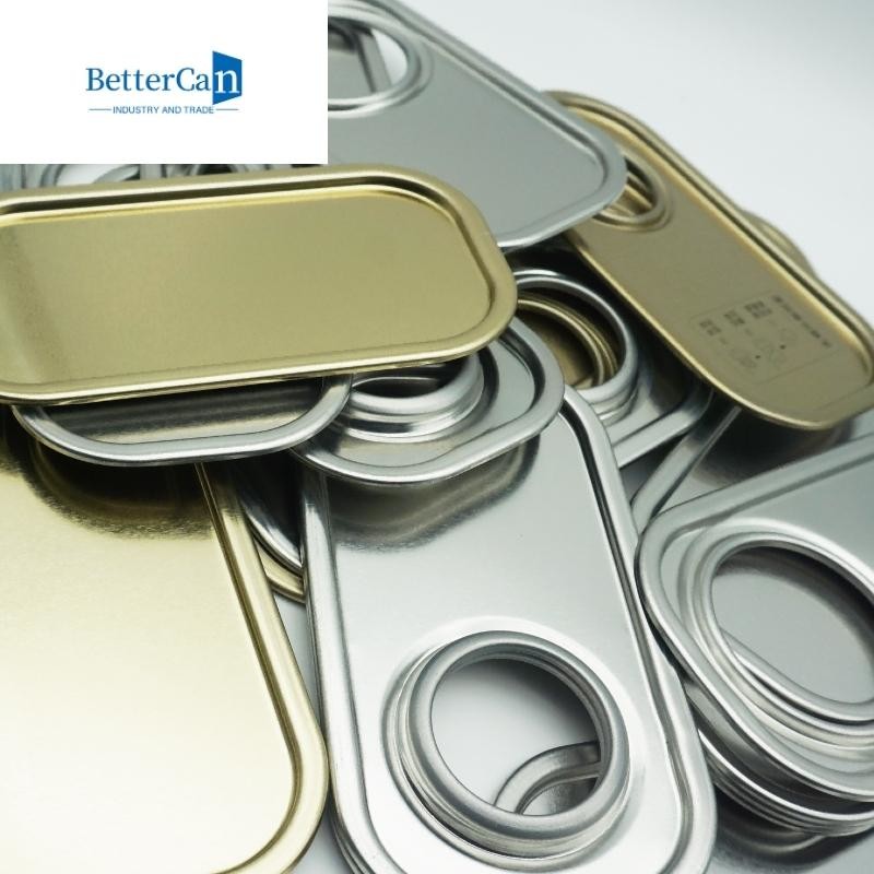 Rectangular Tin Can Cap 0.23mm / 0.28mm / 0.30mm Tin Components