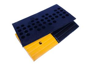 Quality Turkey Yellow Black Plastic Recycled Road Speed Bump wholesale