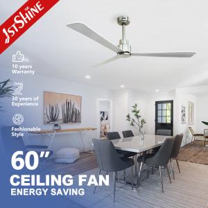 Quality Vintage 220V DC Metal Blade Ceiling Fan Energy Saving Lower Noise wholesale