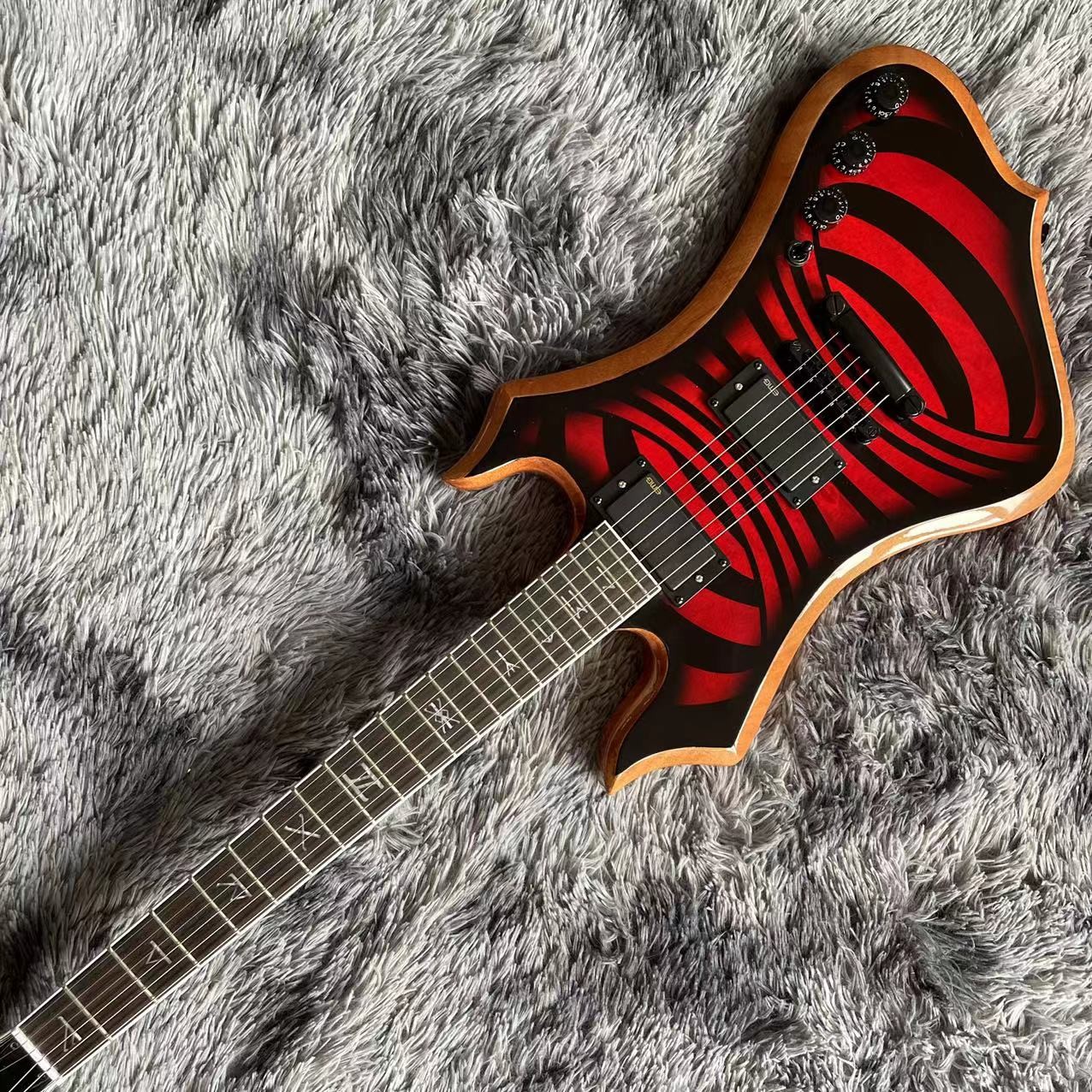 Custom Grand Wylde Audio Nomad Electric Guitar, Quilted Maple Veneer, Ebony Fretboard, Redrum Vortex