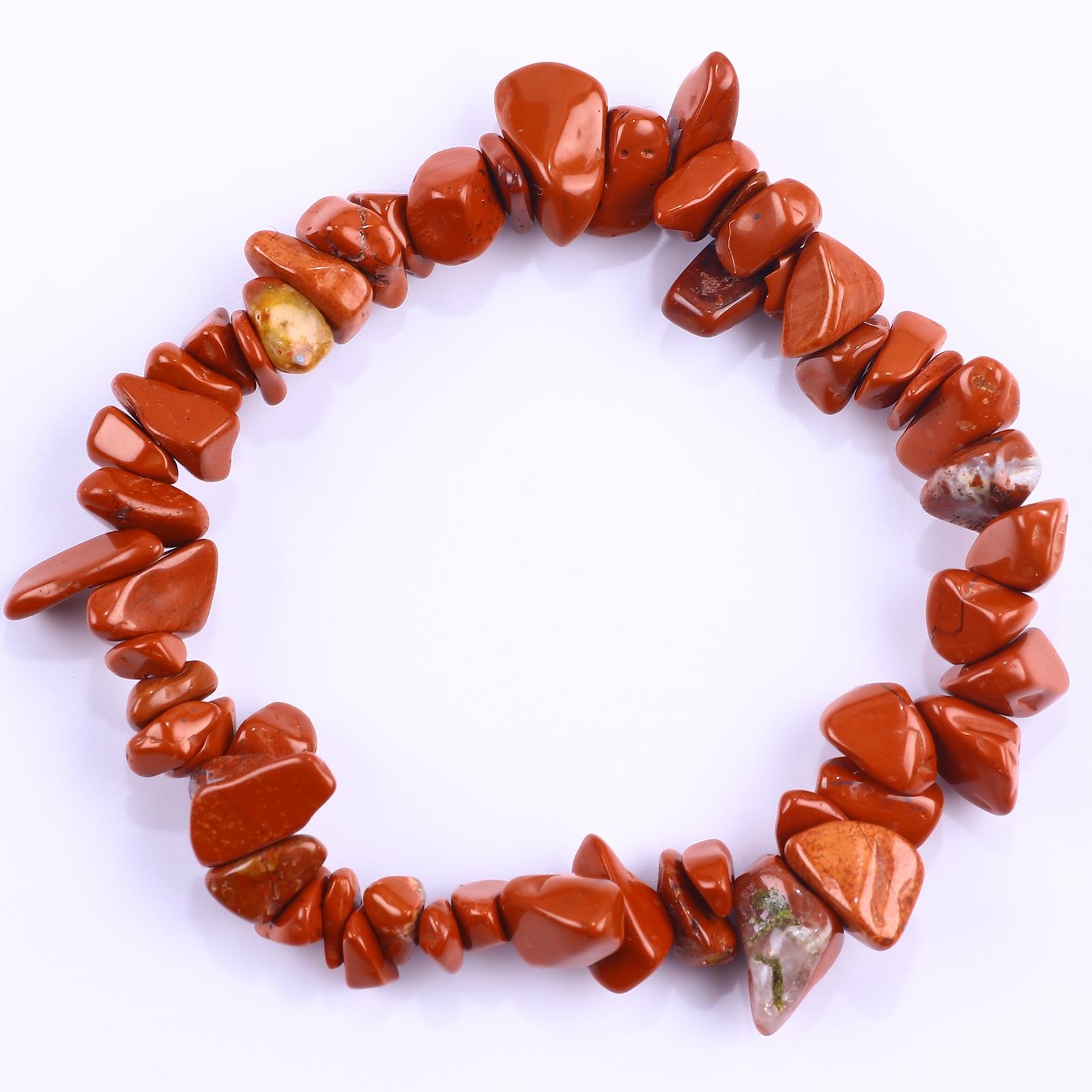 Irregular Chip Gravel Healing Energy Chakra Natural Stone Bracelet OEM ODM
