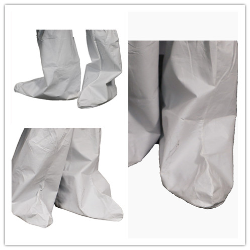 Breathable Impervious Non Woven Boot Cover Plastic Boot Covers Disposable 43gsm Micro-Porous Upper Material