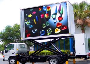 Quality Mobile Trailer Mounted LED Screen Car Advertising Video LED Display 8mm Pixel Pitch wholesale