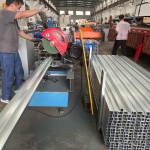Quality 1.0 - 2.0 Mm Thickness Purlin Roll Forming Machine M Profile With PLC Control wholesale