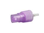 Transparent Purple Perfume Pump Sprayer 18/410 Half Cover Custom Tube Length