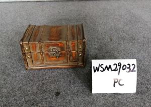 Quality 20x10x9 Antique Wooden Storage Chest For Treasure wholesale
