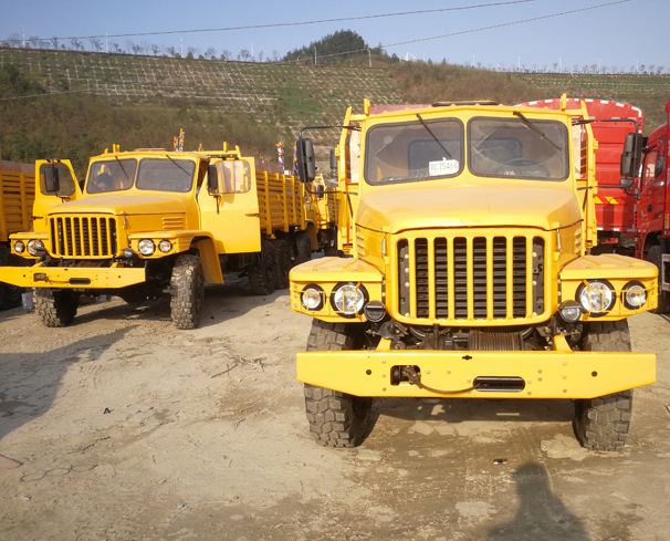 Half a Row Seat Rows 4X4 Off-Road Desert Transport Truck for Euro 3 Emission Standard