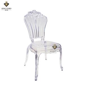 Quality Modern Plastic Resin Acrylic Dining Chair For Wedding Party And Restaurant wholesale