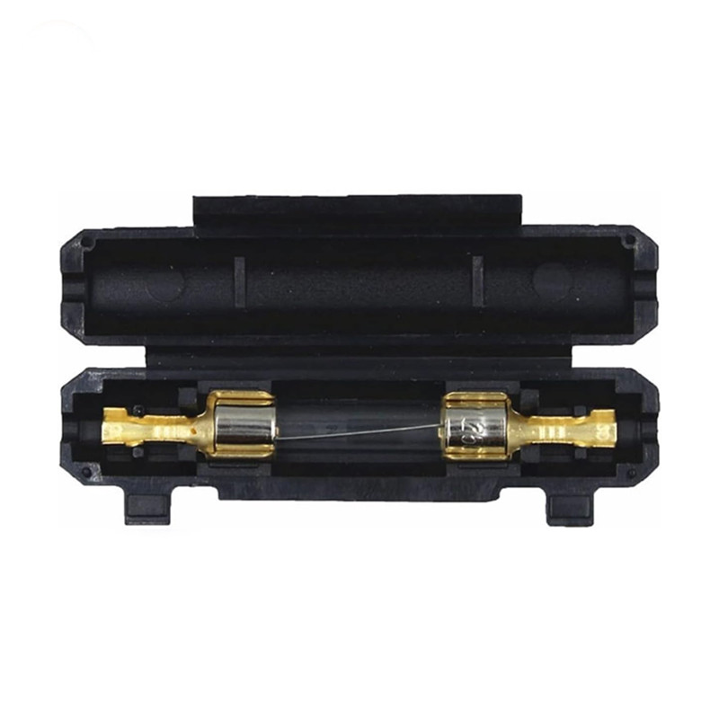 6x30mm Plastic Fuse Socket Fuse Small Box 10A Glass Backup