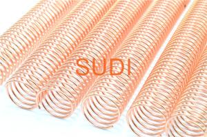 Quality Rose Gold P5:1 3/8&quot; Metal Spiral Binding Coils wholesale
