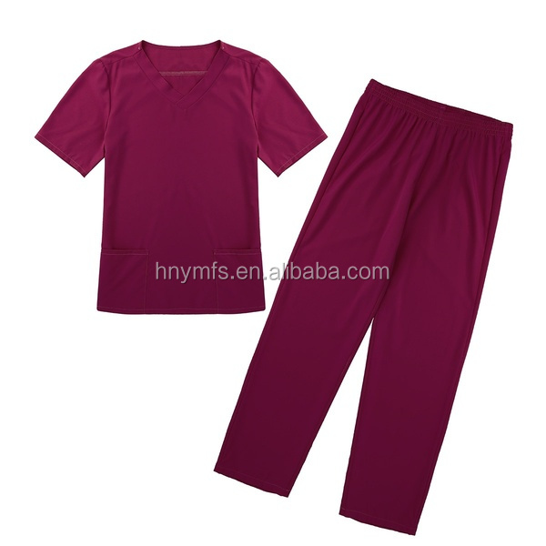 factory custom new products pink scrub sets women best designs fashion clothes