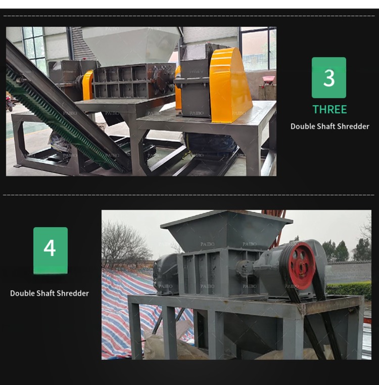 45kW Scrap Metal Shredder Machine for Recycling Aluminum Cans and Copper from Henan