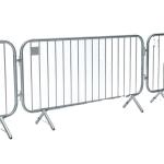 Galvanized Steel Site Fencing Removable Crowd Control Fence Panels